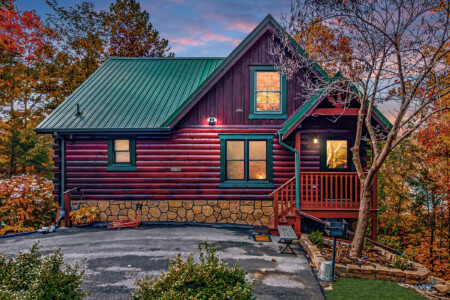 Preparing cabin packing list essentials for a vacation rental stay in a scenic pine forest setting.